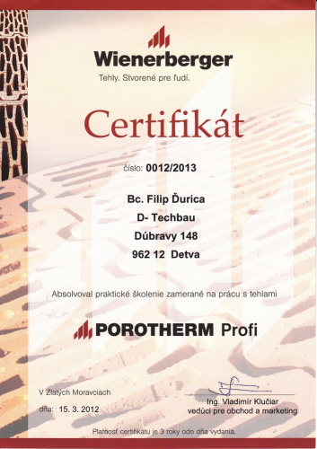 Certifikáty Certifikáty