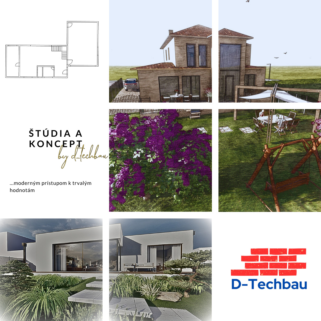 Štúdia a koncept rodinného domu